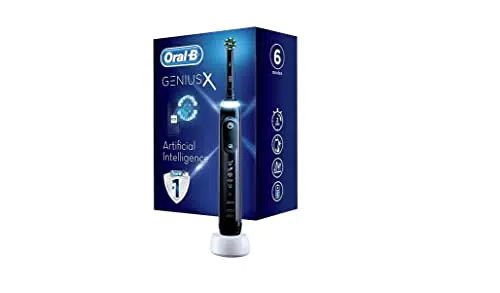 Oral-B Genius X Cepillo de Dientes Eléctrico con Mango Recargable con Inteligencia Artificial y 1 Cabezal de Recambio