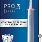 Oral-B Pro 3 3000 Cepillo de Dientes Eléctrico con Mango Recargable y 2 Cabezales