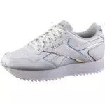 Reebok Royal Glide Ripple Double, Zapatillas Mujer, White/White/White