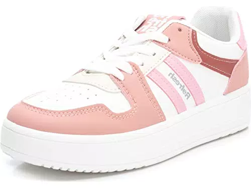 REFRESH - Zapatilla Cierre de cordón para Mujer, Color: Marron