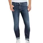REPLAY Bajo Reciclado, Jeans Hombre, Azul