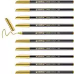 Rotulador edding punta fibra 1200 oro n. 53 punta redonda 1-3 mm