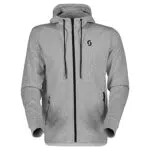 Scott Chaqueta MS Tech Zip Sudadera, Grey Melange, M para Hombre