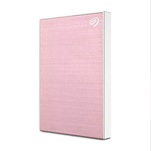 Seagate One Touch, 2 TB, Unidad Disco Duro Externa, Oro Rosa