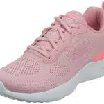 Skechers 149753 Ros, Zapatillas Mujer, Ribete de Malla Rosa