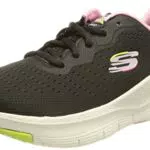 Skechers Arch Fit Infinity Cool, Zapatillas Mujer, Black Mesh/Multi Trim