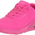 Skechers Uno Night Shades, Zapatillas Para Mujer, Hot Pink Durabuck