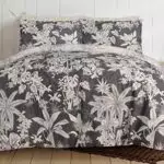 Sleepdown Tropical Monkey - Juego de Funda de edredón Reversible Natural con Fundas de Almohada