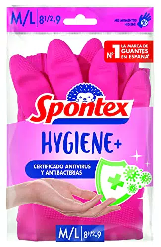 Spontex Hygiene+ T/M-L Guantes Reutilizables