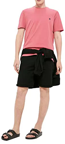 Springfield Camiseta básica árbol, Fucsia, L para Hombre