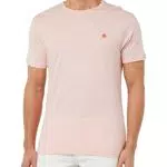 Springfield Camiseta microraya, Rojo, L para Hombre