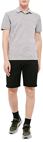 Springfield Polo piqué básico Slim, Gris Medio, L para Hombre