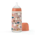 Suavinex, Biberón de 360 ml. Biberón con Tetina Fisiológica SX Pro de Silicona