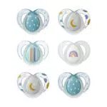 Tommee Tippee Night Time Brillan en la Oscuridad Chupete con Diseño Anatómico Simétrico