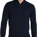 Tommy Hilfiger 1985 Zip Mock, Hombre, Desert Sky, M