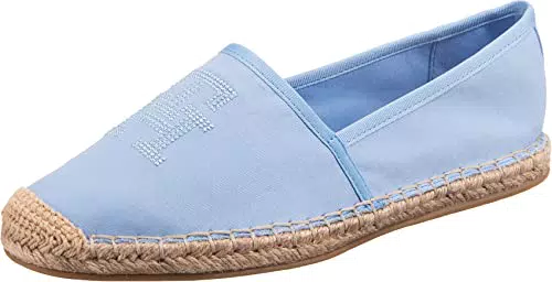 Tommy Hilfiger Alpargata Bordada, Mujer, Vessel Blue