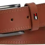Tommy Hilfiger Denton Corporate Cinturones, Cognac, 85 para Hombre