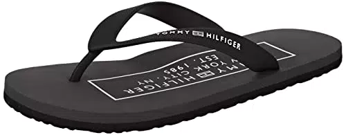 Tommy Hilfiger Hombre Chancletas Rubber Beach Sandal Chanclas