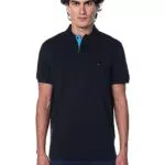 Tommy Hilfiger Hombre Polo de Manga Corta Contrast Placket Reg Polo Regular Fit