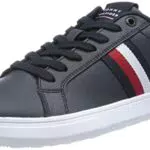 Tommy Hilfiger Hombre Sneaker Suela Cupsole Corporate Leather Cup Stripes Zapatillas