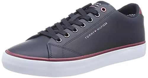 Tommy Hilfiger Hombre Vulcanized Sneaker TH Hi Vulc Core Low Leather Zapatillas