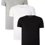 Tommy Hilfiger STRETCH CN TEE SS 3PACK, S/S T-Shirts Hombre