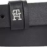 Tommy Hilfiger TH Timeless 2.5 Cinturones, Black, 135 para Mujer