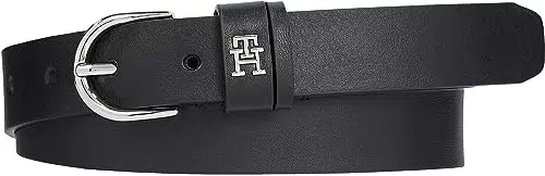 Tommy Hilfiger TH Timeless 2.5 Cinturones, Black, 135 para Mujer