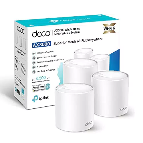 TP-Link Deco X50 - Sistema WiFi 6 AI Mesh, AX3000 Doble Banda 2.4 GHz/5 GHz