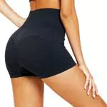 Tuopuda Pantalones Deportivos Cortos de Correr para Mujer Mallas Elásticas Leggings Sin Costuras de Alta Cintura para Fitness Yoga Correr Secado Rápido