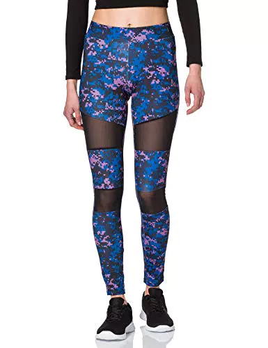 Urban Classics Ladies Camo Tech Mesh Leggings, Leggings