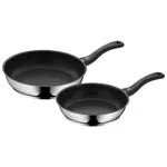 WMF Juego de 2 sartenes antiadherentes Devil 24-28 cm