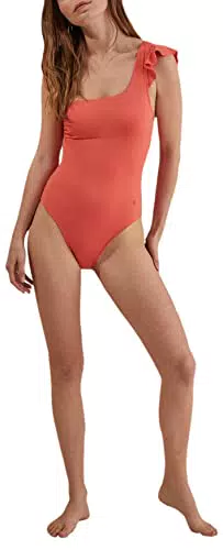 Women'secret Traje De Baño, Bañador Mujer, Rojo, S