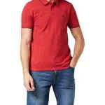 Wrangler Pique Polo, Red X47, S para Hombre