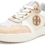 XTI - Zapatilla Cierre de cordón para Mujer, Color: Blanco