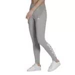 adidas GL0638 W Lin Leg Leggings Womens Medium Grey Heather/White M