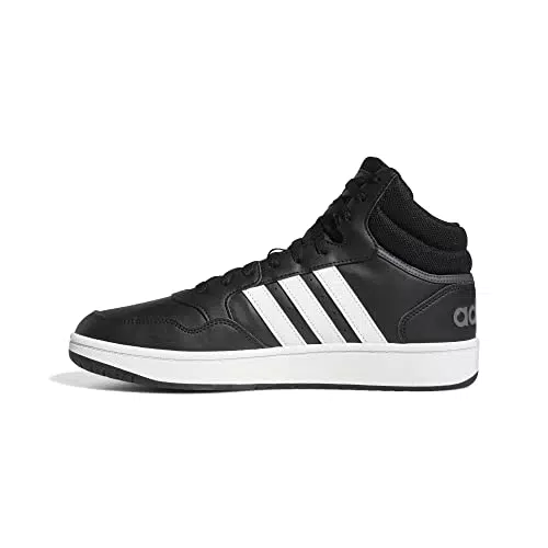 adidas Hoops 3.0 Mid, Zapatillas Hombre, Core Black Cloud White Grey