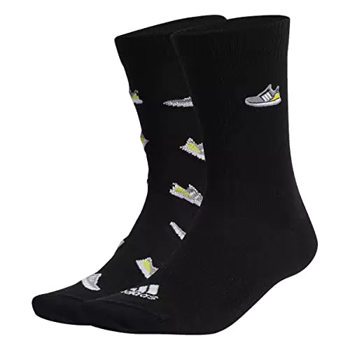 adidas IC1286 CRW GR RUxUB 2P Socks Unisex black/white M