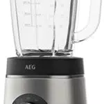 AEG TB6-1-6ST Batidora de vaso, Potencia 1400W Jarra de Vidrio 1.75L sin BPA