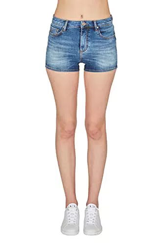 Armani Exchange Shorts, Jeans Mujer, Morado, 31