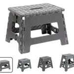 Arregui TB-022-G Taburete Plegable Cocina o Baño, Escalera Plegable Pequeña