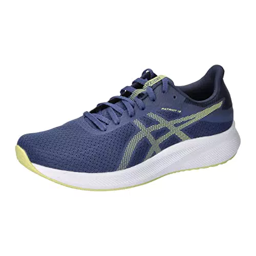 Asics Patriot 13, Running Shoe Hombre, Deep Ocean/Glow Yellow