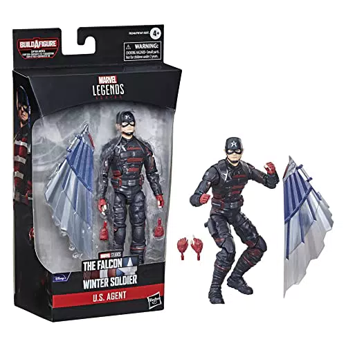 Avengers - Figura de acción de U.S. Agent de 15 cm de los Vengadores de Hasbro Marvel Legends Series y 2 Accesorios