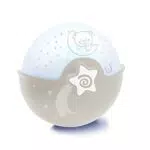 B Kids 004909 Lámpara Proyector, Plástico, Color Blanco/Gris
