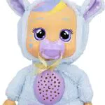 BEBÉS LLORONES Goodnight Starry Sky Jenna, Muñeca suave Quitamiedos para dormir