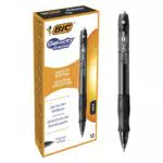 BIC Gelocity Original - Caja de 12 bolígrafos gel, color negro
