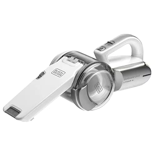 BLACK+DECKER PV1820L Aspirador de mano sin cable 18 V 8 Posiciones de limpieza Cabezal pivotante Acción ciclónica Diseño compacto y ligero