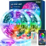 Bonve Pet Luces Led, Tiras 30 Metros, Habitación, Tira RGB Bluetooth