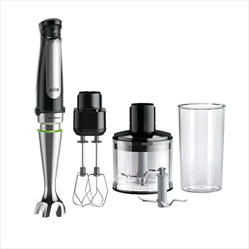 Braun MultiQuick 7 Batidora de Brazo, Control de Salpicaduras