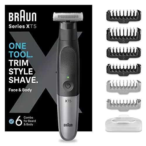 Braun Series X Recortadora De Barba, Afeitadora Eléctrica Hombre